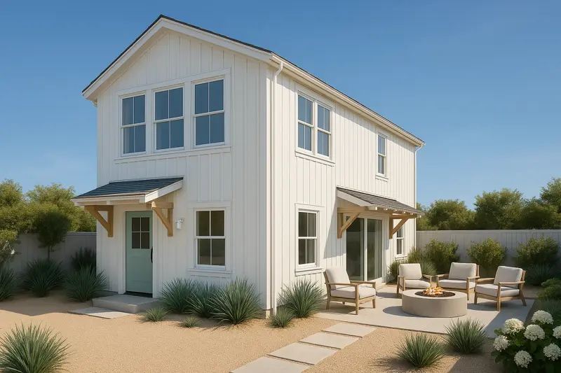 The Culver — Our flagship. A full home on a compact lot.